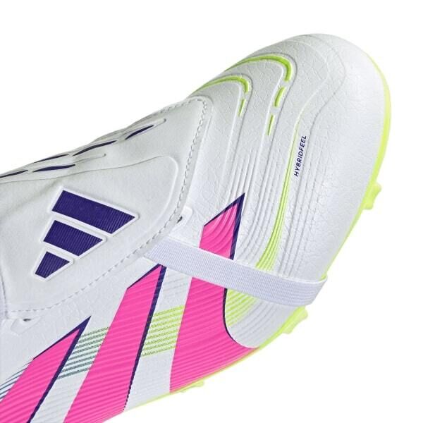 adidas PREDATOR LEAGUE FT FG/MG Fussballschuhe weiß/pink/gelb 13 (48 2/3 EU)