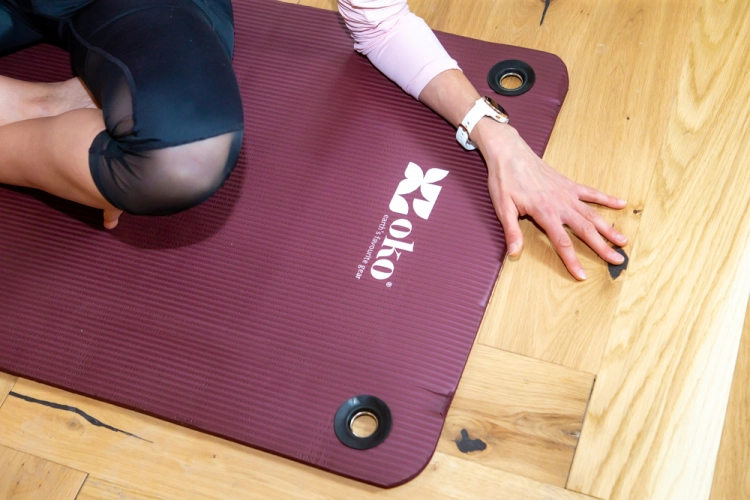 Lynxsport GmbH Yogamatte mit Ösen