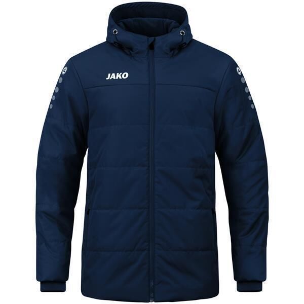 JAKO Coachjacke Team mit Kapuze 3XL Marine