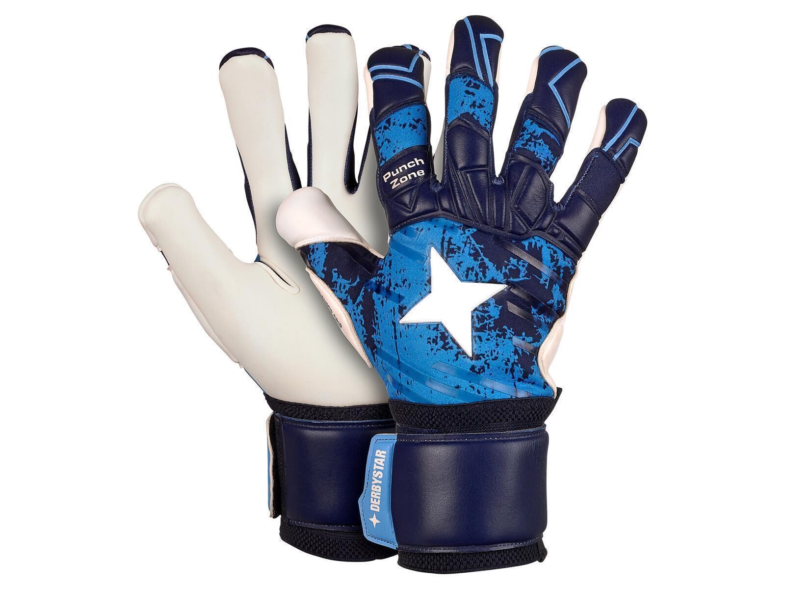 Derbystar APS Super Grip v22 Torwarthandschuh 8,5 blau