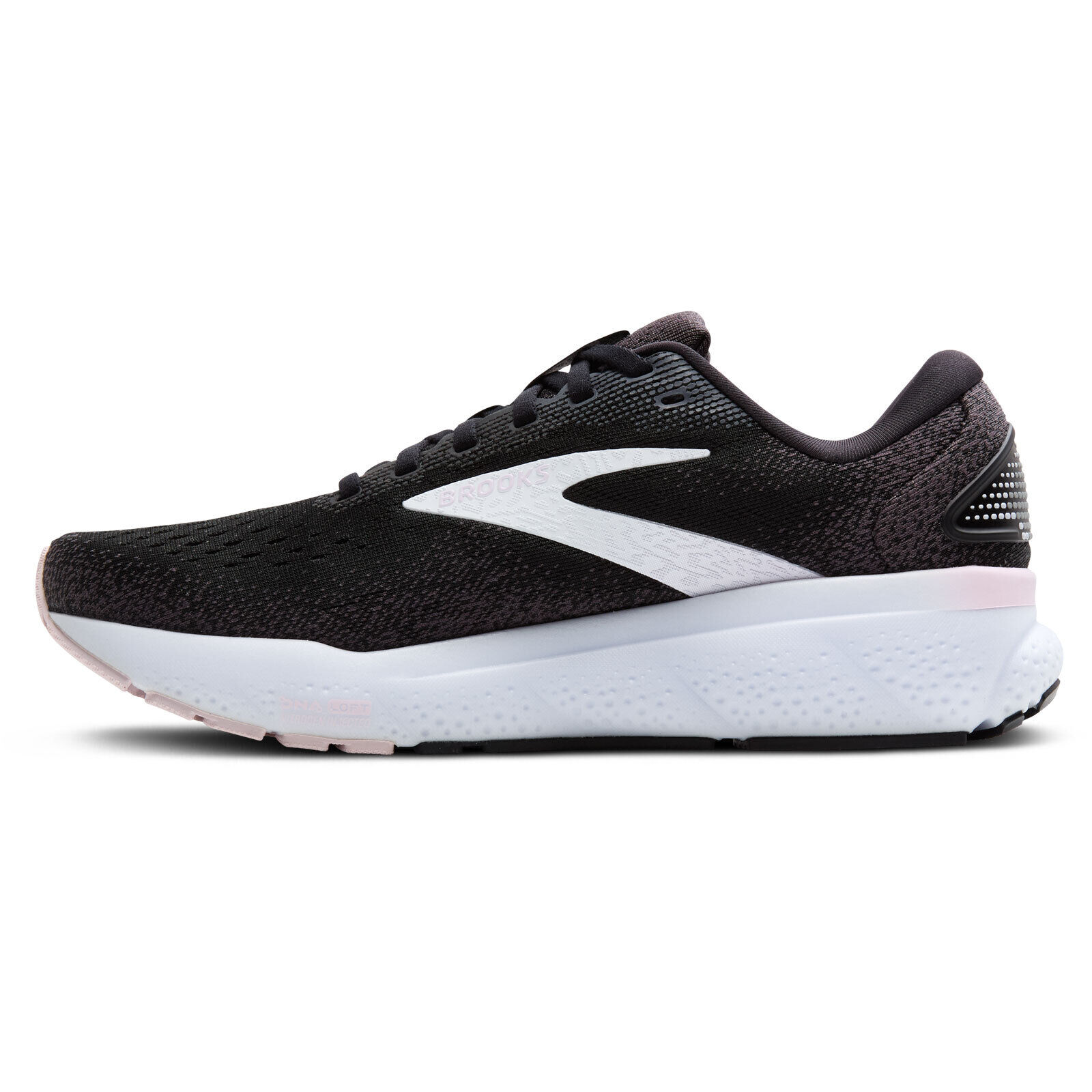 BROOKS Ghost 16 Women Laufschuhe black/white/orchid ice 41