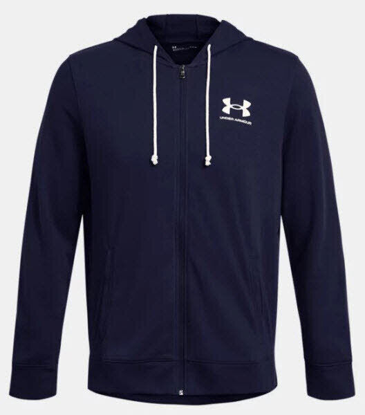 Under Armour Rival Terry Sweatjacke Herren midnight navy/onyx white L
