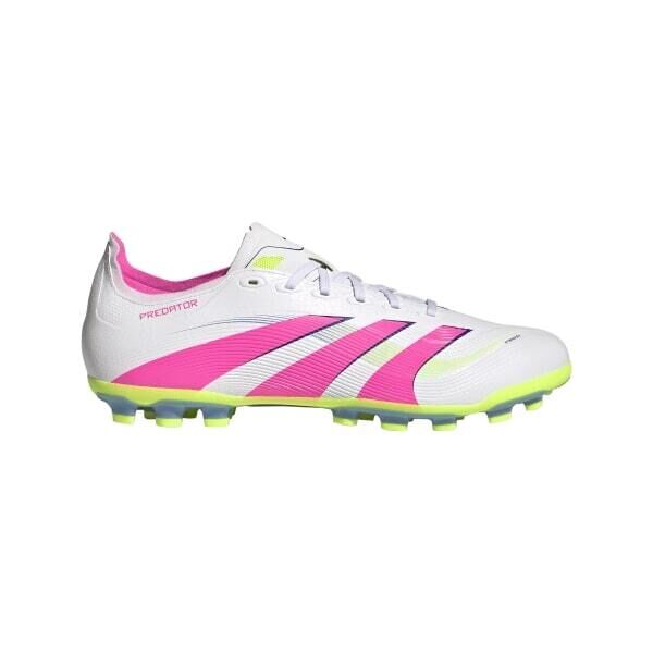 adidas PREDATOR LEAGUE 2G/3G AG Fussballschuhe weiß/pink/gelb 13 (48 2/3 EU)