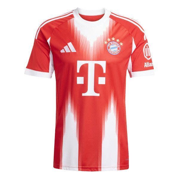 adidas  FC Bayern München Heimtrikot Saison 2025/2026 Erwachsene rot/weiß XS adidas FC Bayern München Heimtrikot Saison 2025/2026 Kinder