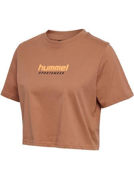 Hummel hmlLGC MALU CROPPED T-SHIRT MOCHA MOUSSE S Hummel hmlLGC MALU CROPPED T-SHIRT MOCHA MOUSSE S