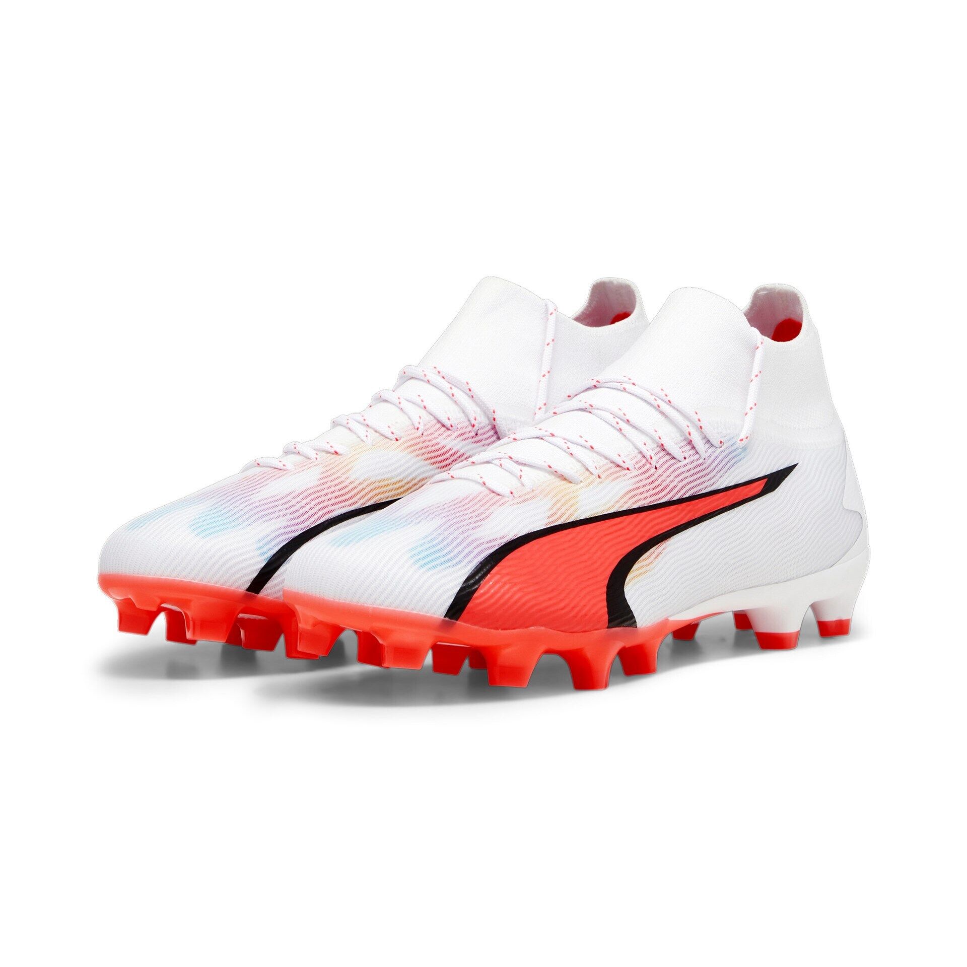 Puma Ultra Pro FG/AG Fussballschuhe puma white-puma black-fire orchid 47