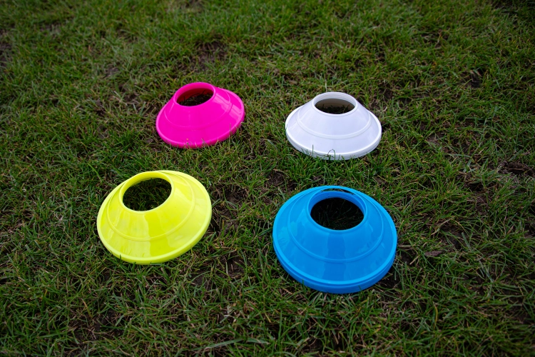 Lynxsport GmbH Mini-Markierungshütchen flexibel - 12cm ⌀ - 24er-Set