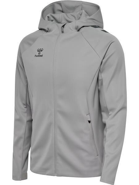 HUMMEL hmlCIMA 2.0 ZIP HOODIE - ALLOY - 2XL