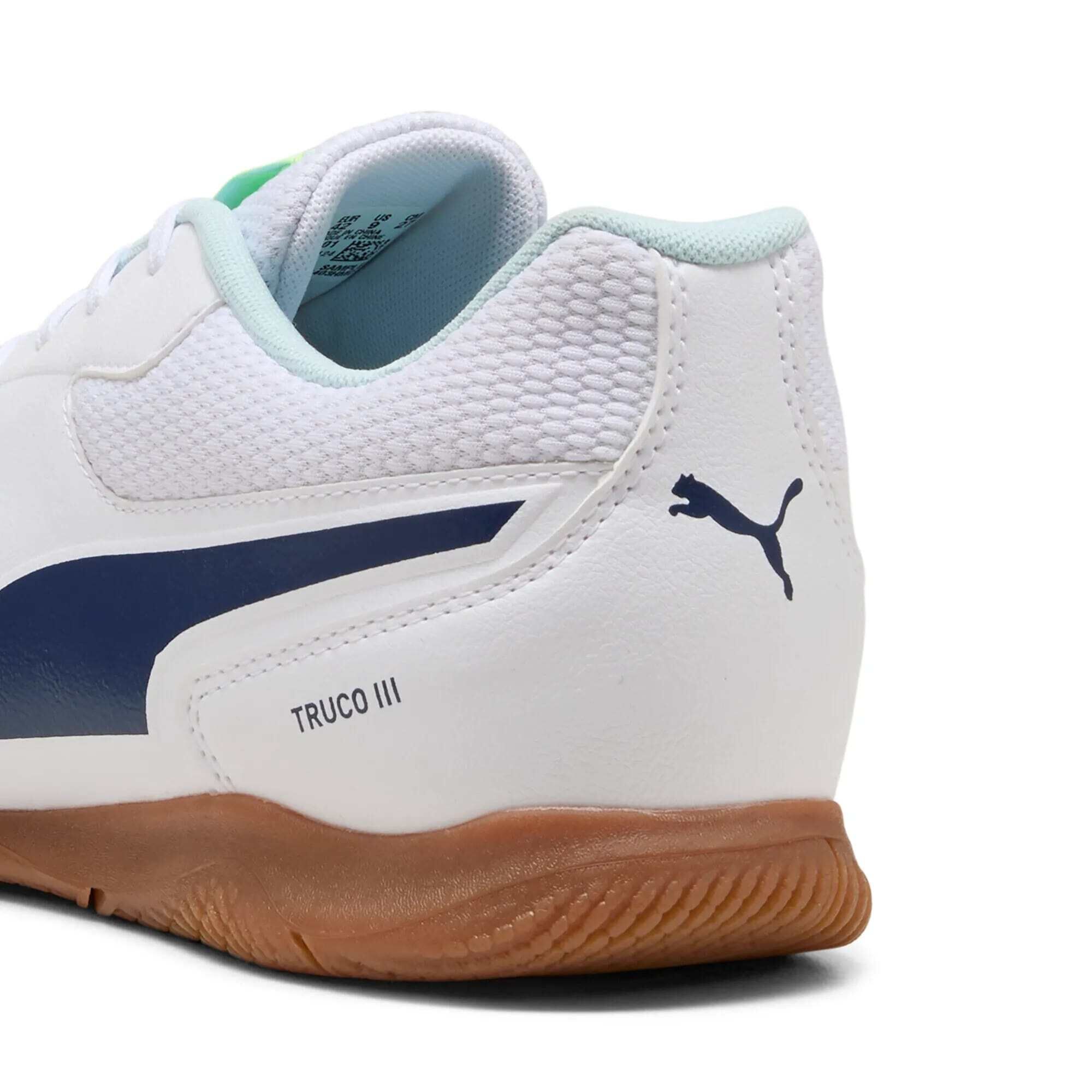 Puma Truco III Hallenschuhe puma white-aqua-fizzy light 47
