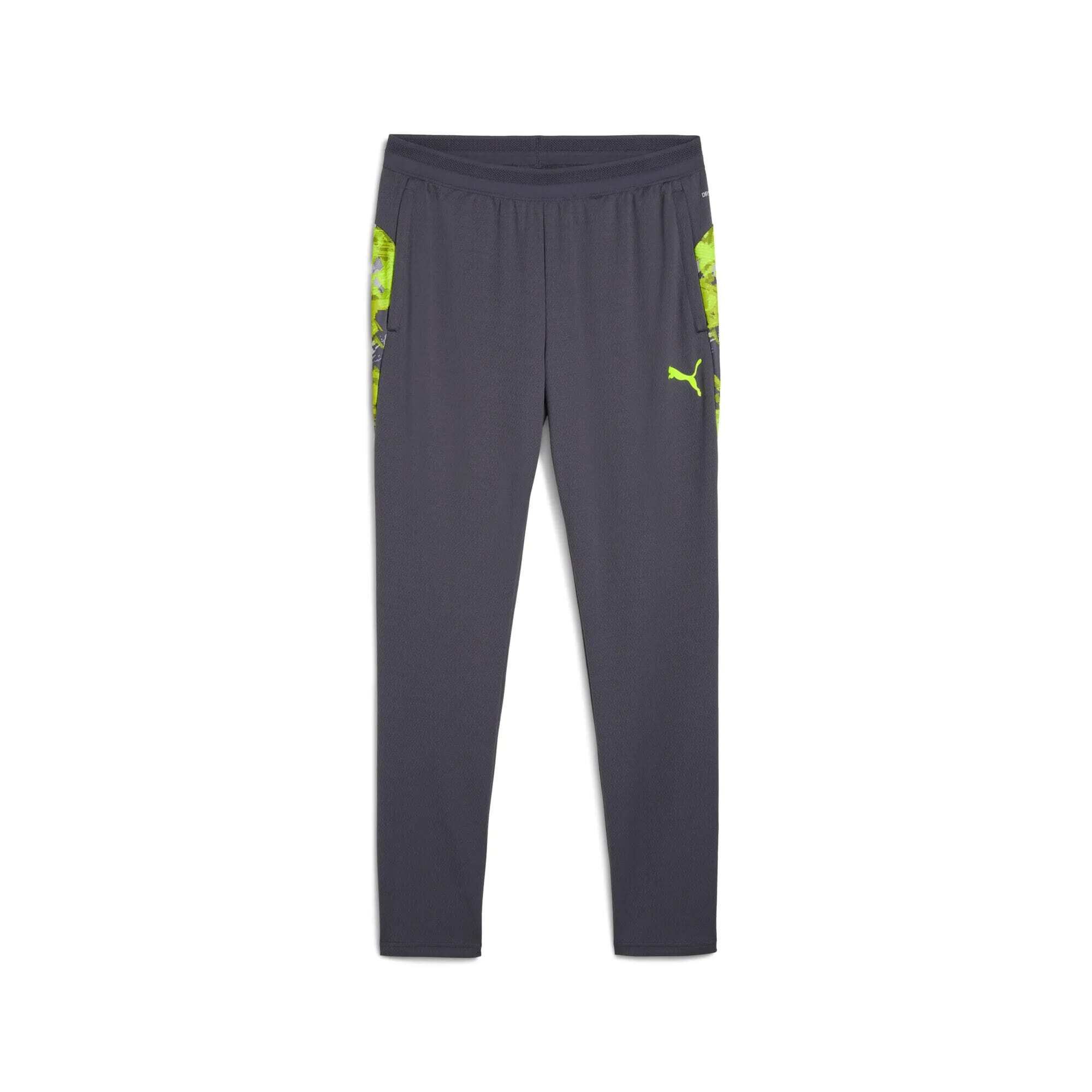 Puma IndividualLIGA Training Pants Kinder galactic gray-yellow alert 176