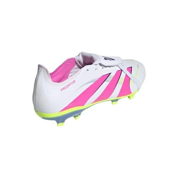 adidas PREDATOR LEAGUE FT FG/MG Fussballschuhe weiß/pink/gelb 13 (48 2/3 EU)