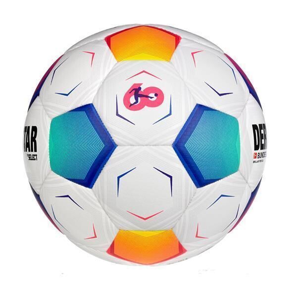 10er Paket Derbystar Bundesliga Brillant Repilca v23 weiß/bunt 4