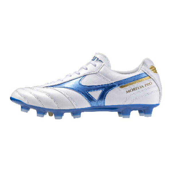 Mizuno Corporation Morelia Pro ( U ) FG Fussballschuhe weiß/blau 42