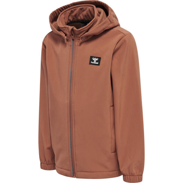 Hummel hmlMARS SOFTSHELL JACKET - COPPER BROWN  - 122/128