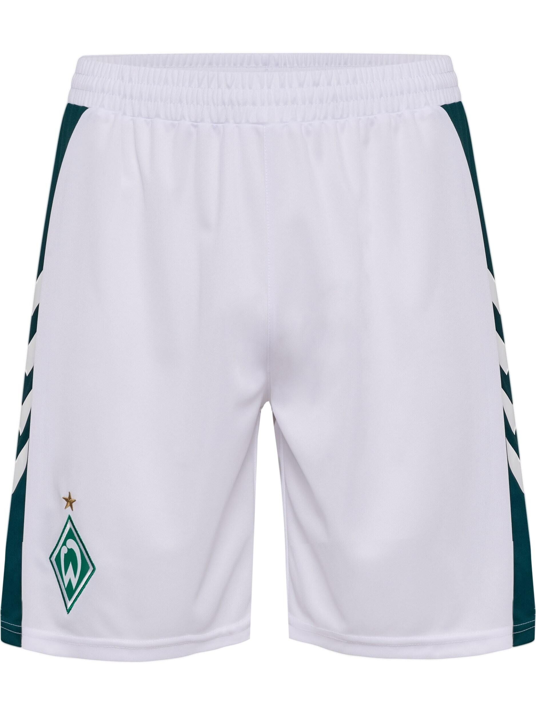 Hummel Werder Bremen Heim Short Saison 2025/2026 Erwachsene weiß XXL