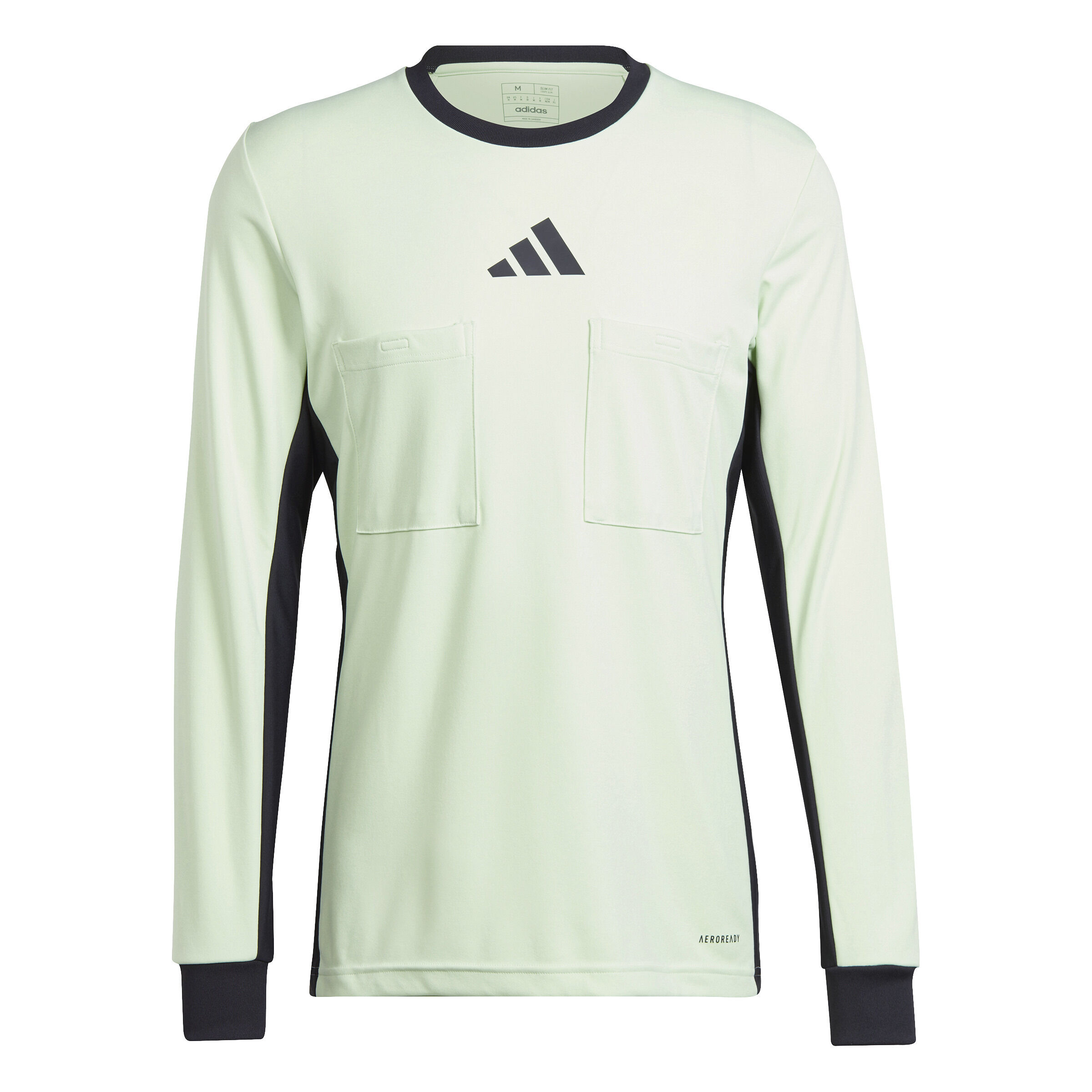 adidas Referee 24 Schiedsrichtertrikot langarm Semi Green Spark XXL