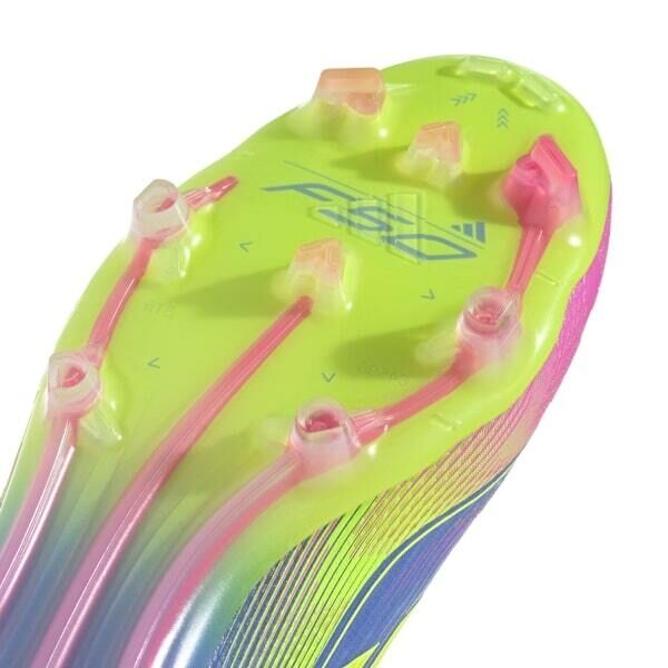 adidas F50 ELITE FG Fussballschuhe adidas F50 ELITE FG Fussballschuhe blau/gelb/pink 13 (48 2/3 EU)