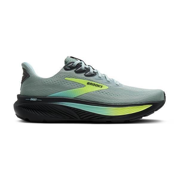 BROOKS Ghost 17 Herren Laufschuhe gray mist/yucca/nightlife 43