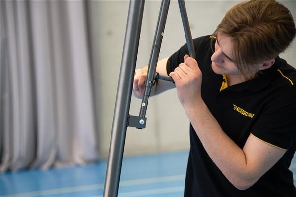 Mobiler Basketballkorb - Senior - Größenverstellbar