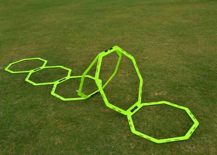 Lynxsport GmbH 12er Set - Achteckige Koordinationsringe (Oktogon)