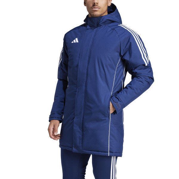 adidas Tiro 24 Parka Stadionjacke navy/weiß XXXL
