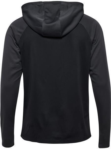 HUMMEL hmlLEAD 2.0 ZIP HOODIE - BLACK/ASPHALT - 2XL