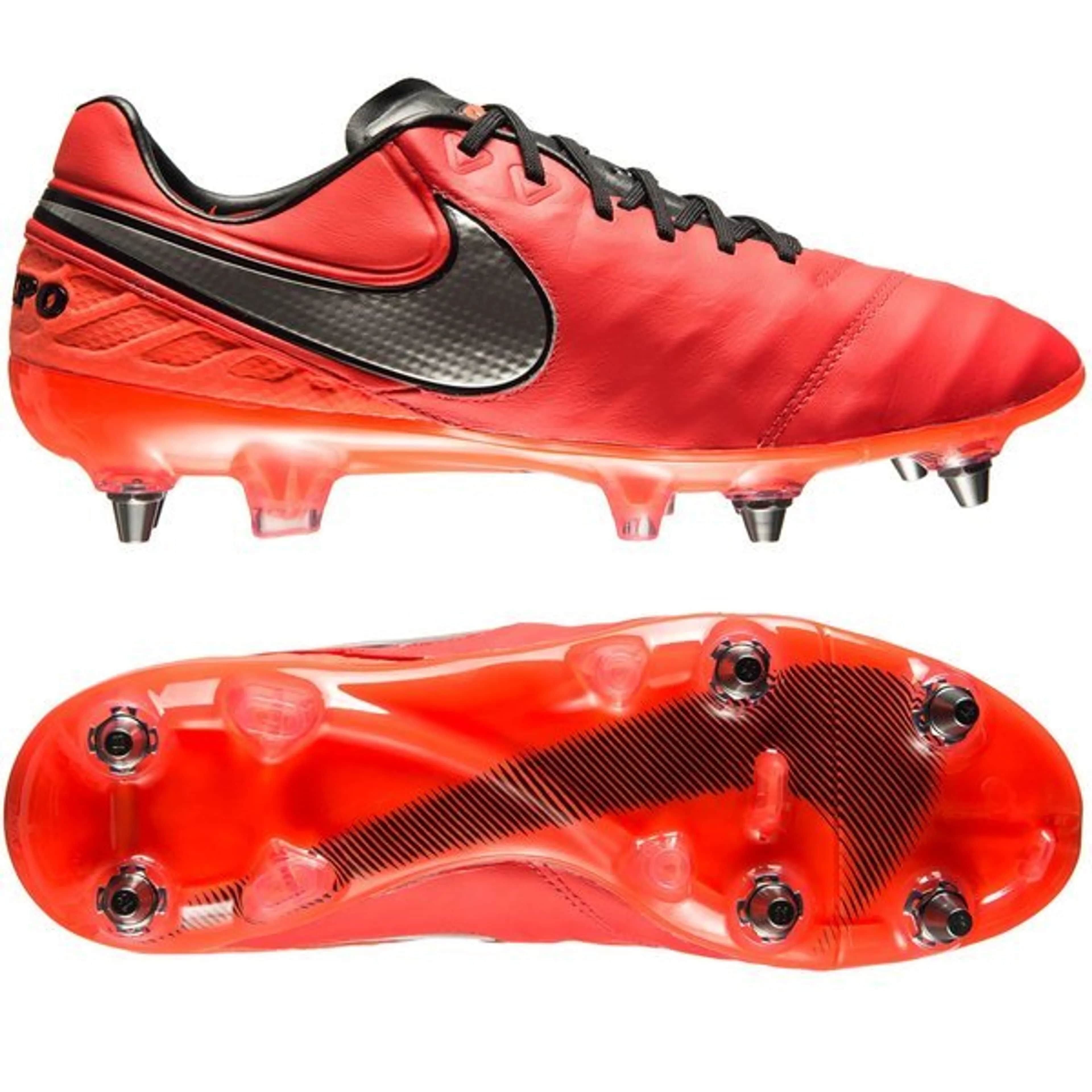 Nike Tiempo Legend VI SG-Pro Fussballschuhe rot/orange 42 Nike Tiempo Legend VI SG-Pro Fussballschuhe rot/orange 42