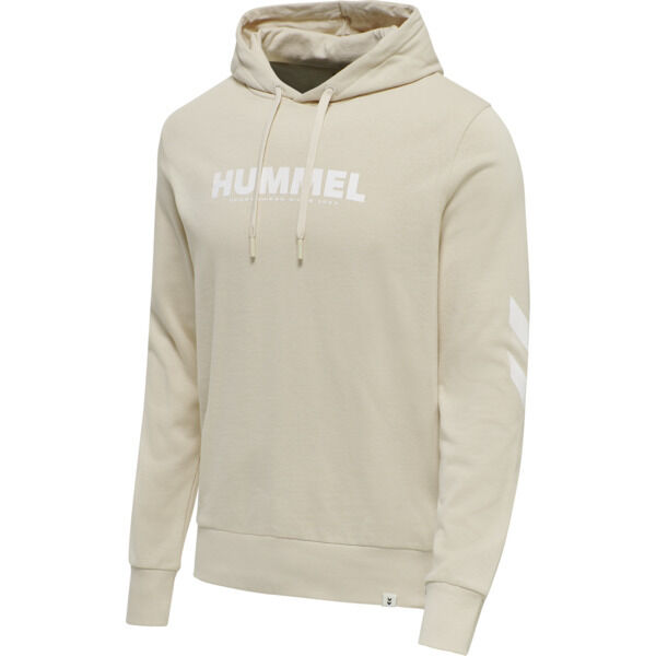 Hummel hmlLEGACY LOGO HOODIE PUMICE STONE S Hummel hmlLEGACY LOGO HOODIE PUMICE STONE S