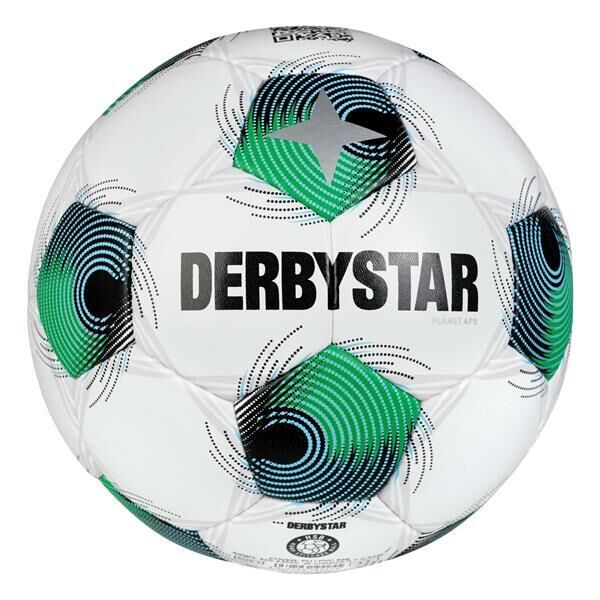 10er Ballpaket Derbystar FB-PLANET APS Spielball - weiss/grün/blau - 5