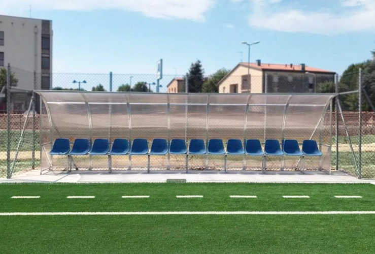 Lynxsport GmbH Spielerkabine - Auswechselbank 1 / 3m - 6 Plätze