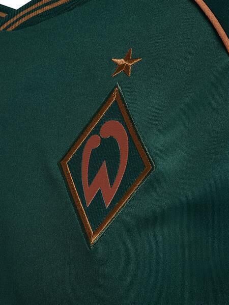 Hummel Werder Bremen Kinder Trikot 2025/26 3rd grün/gold 164