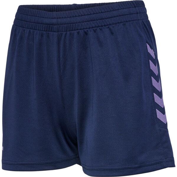 Hummel hmlSTALTIC POLY SHORTS WOMAN MARINE/PAISLEY PURPLE XL