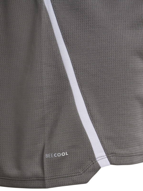 HUMMEL hmlLEAD 2.0 JERSEY S/S - STEEL GRAY/ASPHALT - 2XL