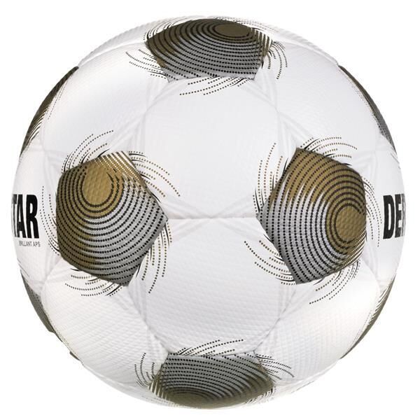 10er Ballpaket Derbystar FB-BRILLANT APS - weiss/gold/silber - 5