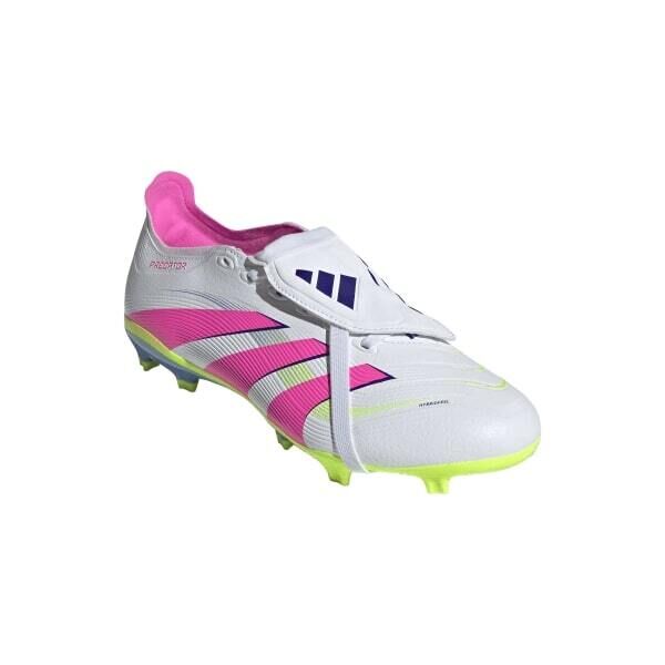 adidas PREDATOR LEAGUE FT FG/MG Fussballschuhe weiß/pink/gelb 13 (48 2/3 EU)