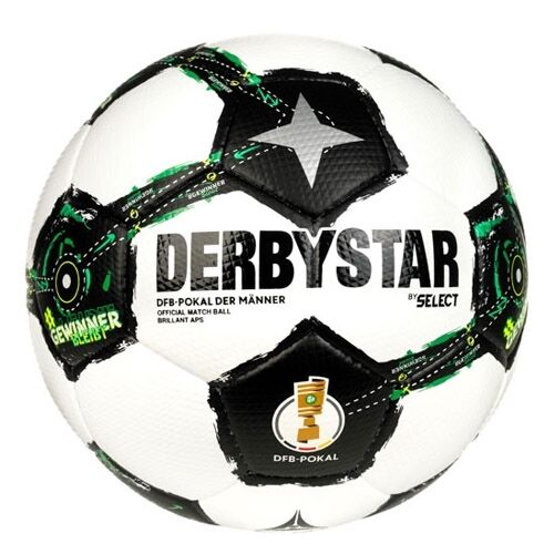 10er Ballpaket Derbystar FB-DFB-POKAL BRILLANT APS v25 Spielball Größe 5