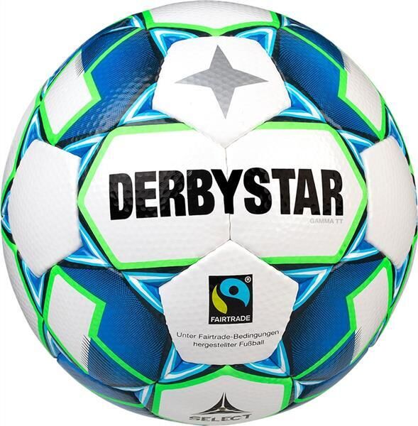 Derbystar Gamma TT, weiss blau gruen, 5