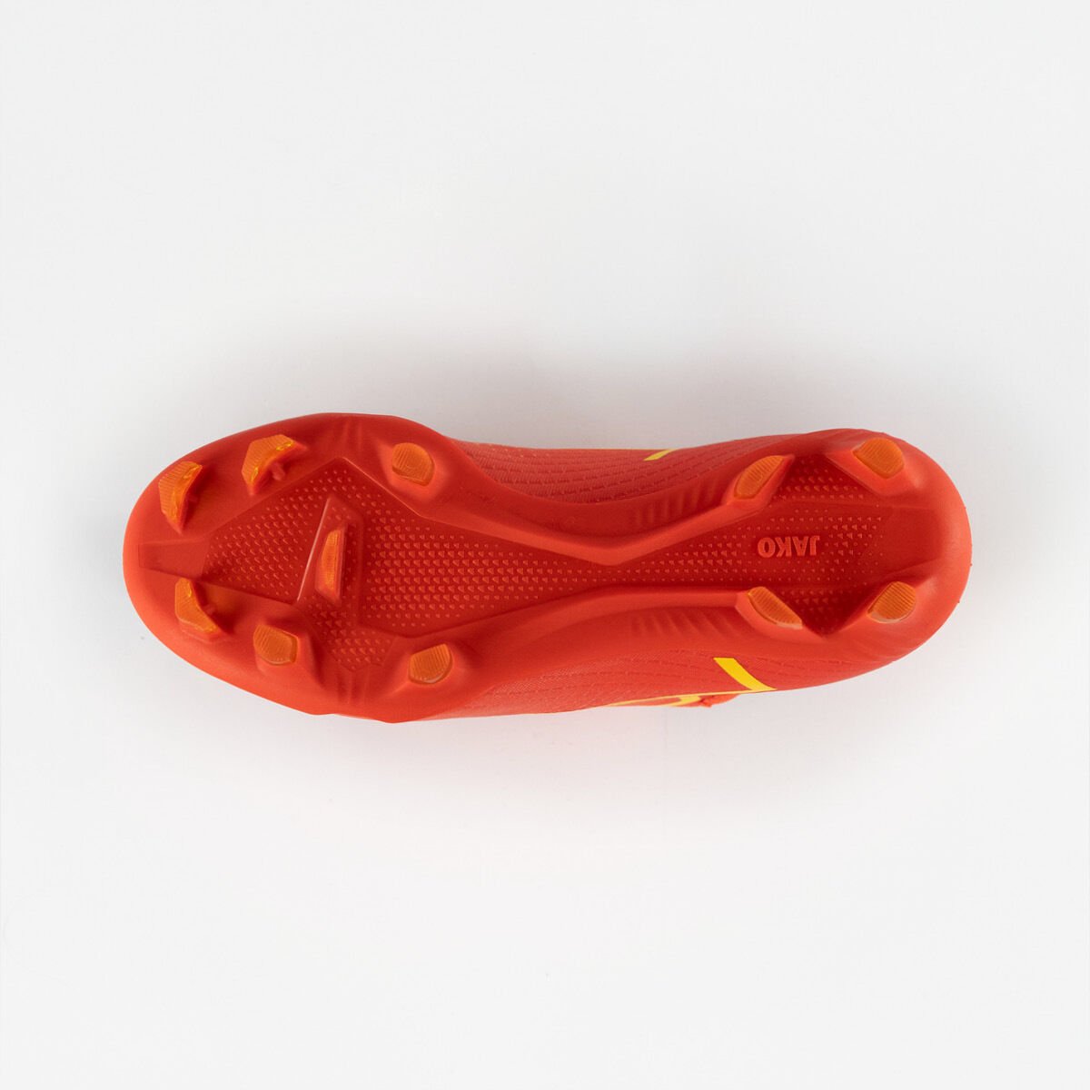 JAKO RS89 Academy FG/AG Fussballschuhe Kinder leuchtrot/orange/gelb 38,5