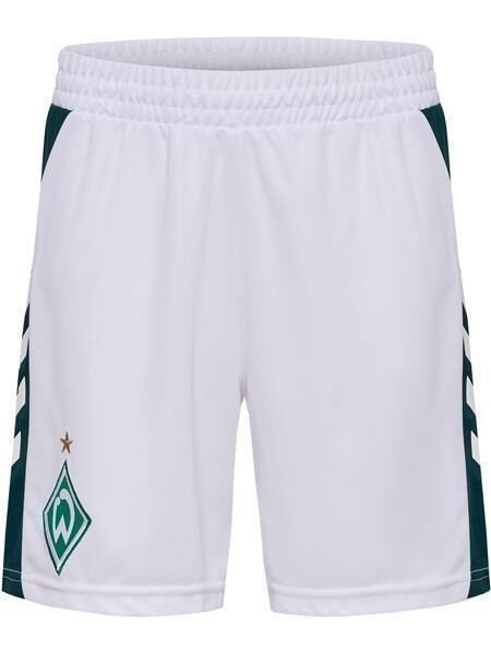 Hummel Werder Bremen Heim Short Saison 2025/2026 Erwachsene weiß XXL
