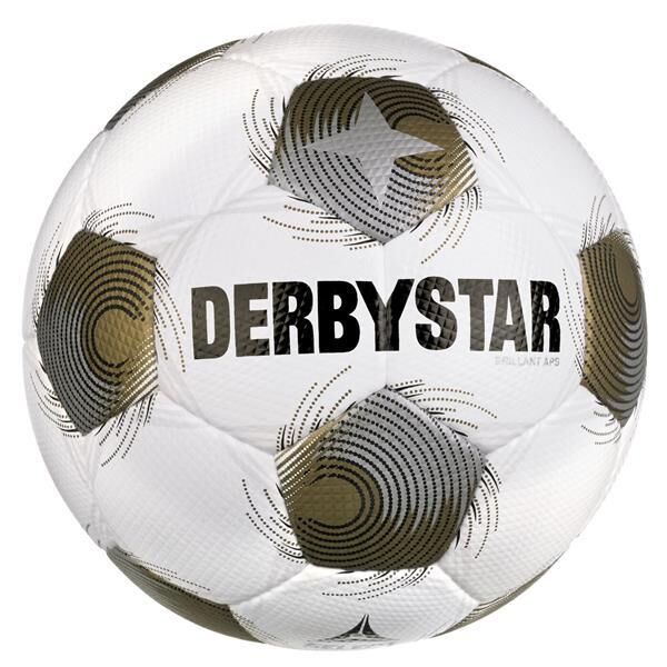10er Ballpaket Derbystar FB-BRILLANT APS - weiss/gold/silber - 5