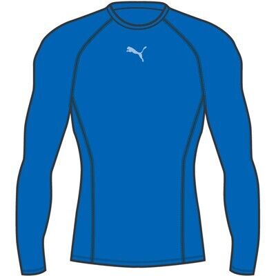 Puma Liga Baselayer Tee LS Größe L Blau