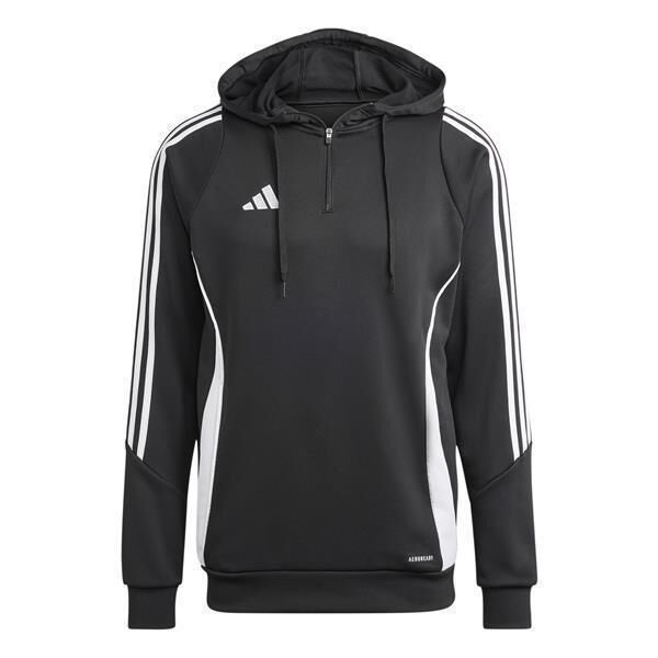 adidas Tiro 24 Half Zip Hoodie Herren schwarz/weiß XXXL