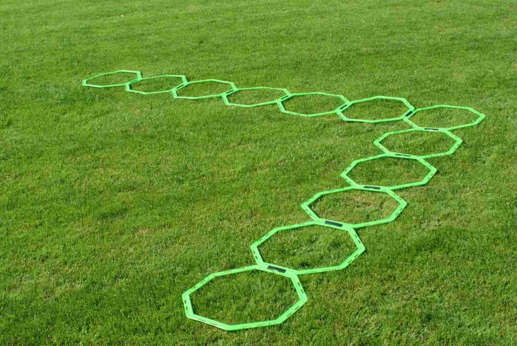 Lynxsport GmbH 12er Set - Achteckige Koordinationsringe (Oktogon)