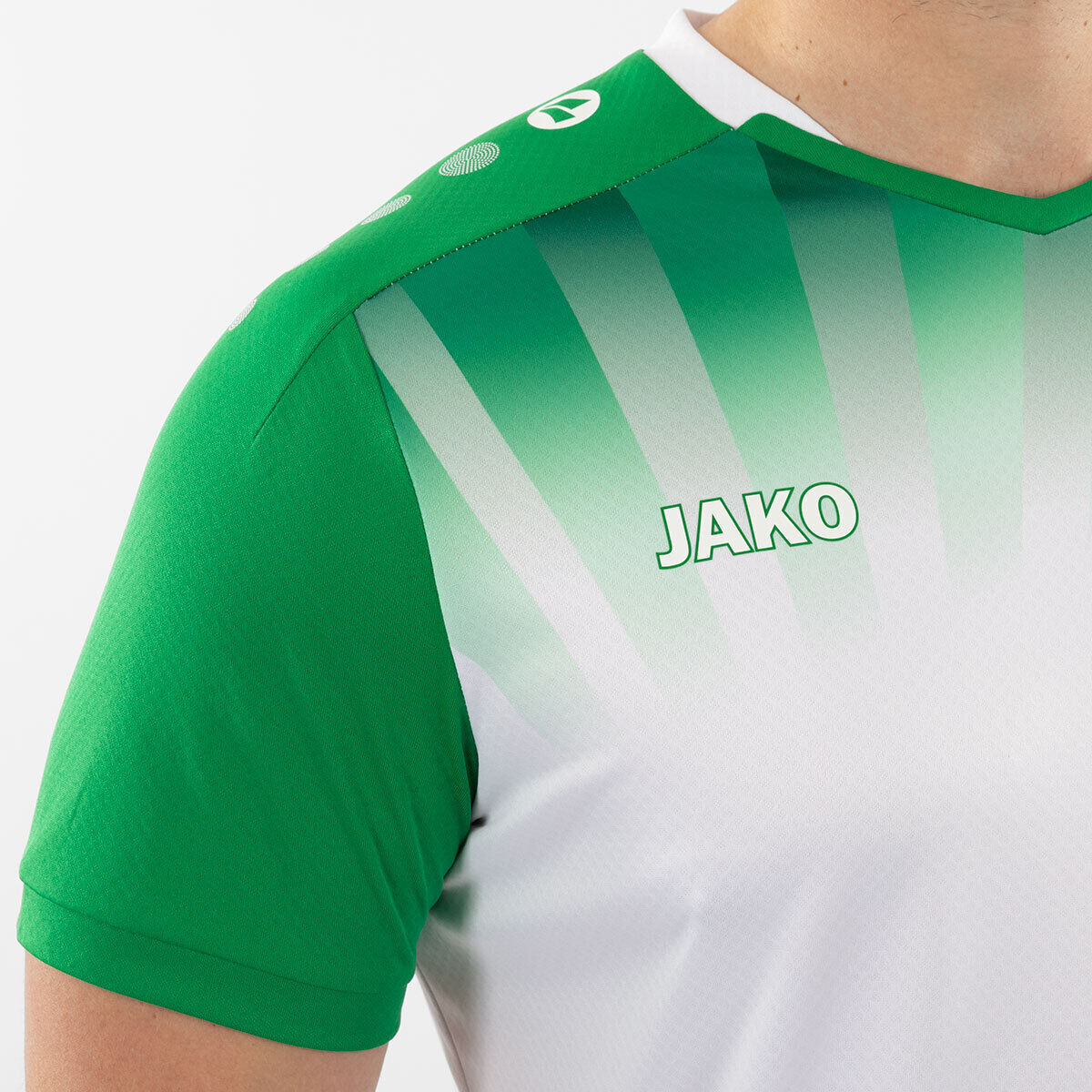 JAKO Trikot Vintage KA weiß/grün XXL