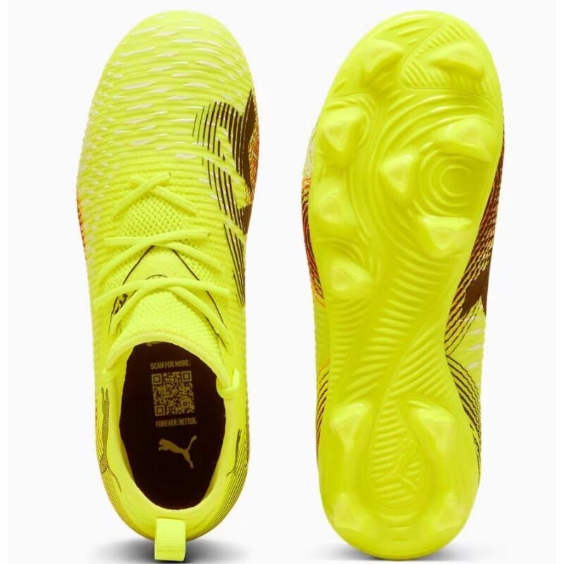 Puma Future 8 Match FG/AG Kinder Fussballschuhe yellow alert-puma black-sun struck 38,5