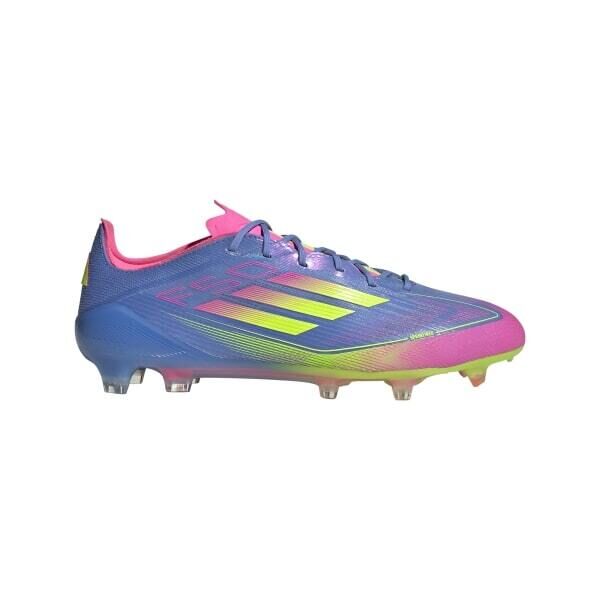 adidas F50 ELITE FG Fussballschuhe blau/gelb/pink 13 (48 2/3 EU)