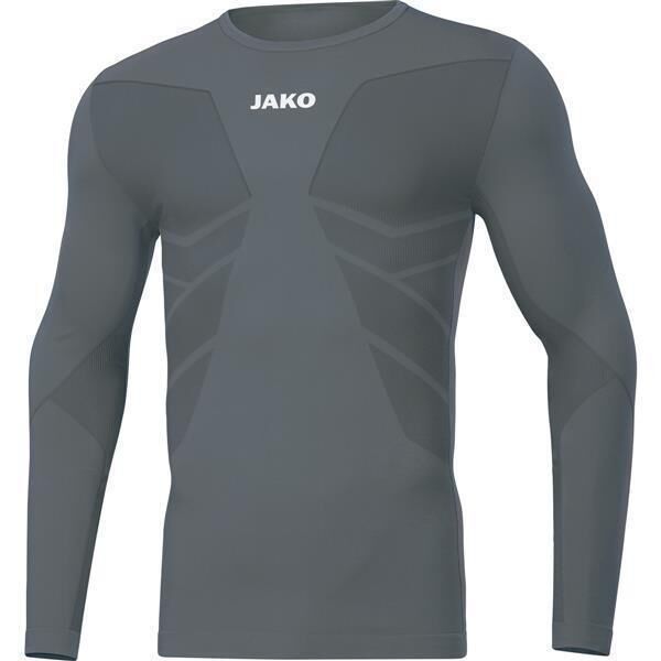 JAKO Longsleeve Comfort 2.0 XXS Steingrau