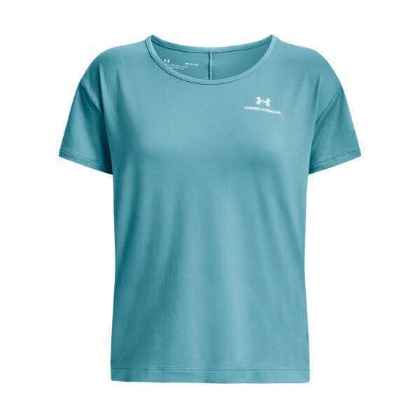 Under Armour UA Rush Energy SS-BLK Glacier Blau XXL