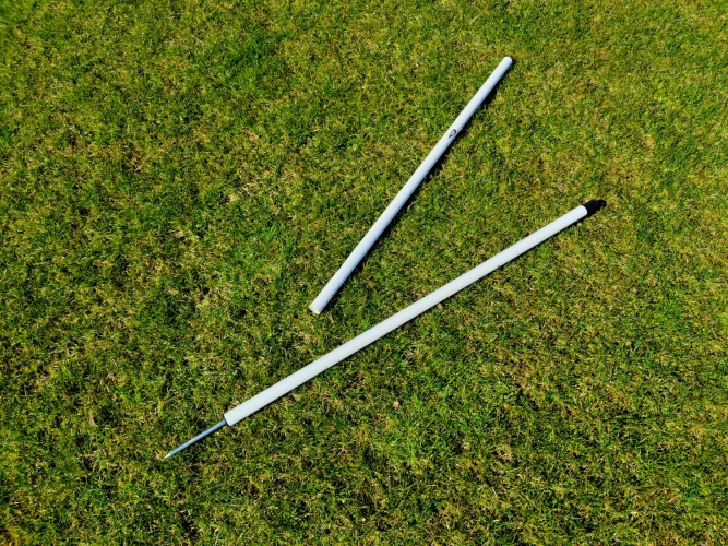 5er-Set - Slalomstange 2-teilig mit Erdspieß