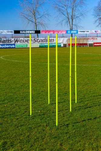 5er-Set - Slalomstange 2-teilig mit Erdspieß